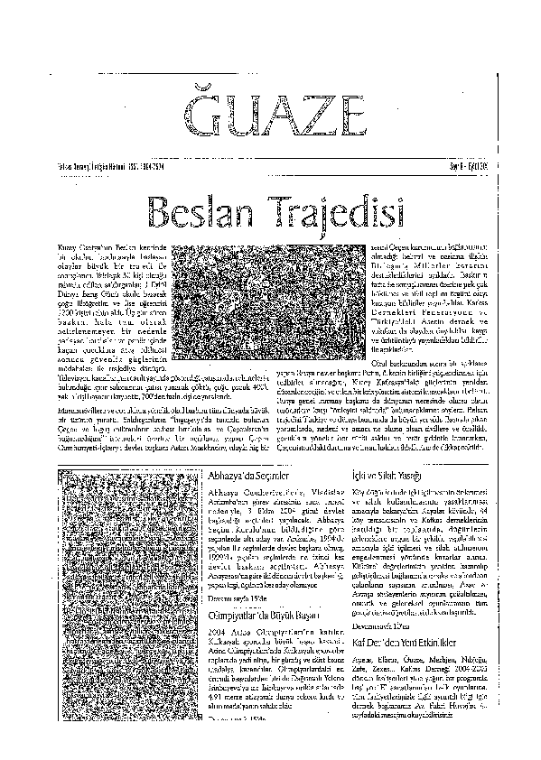 Sayı 6 | Eylül 2004